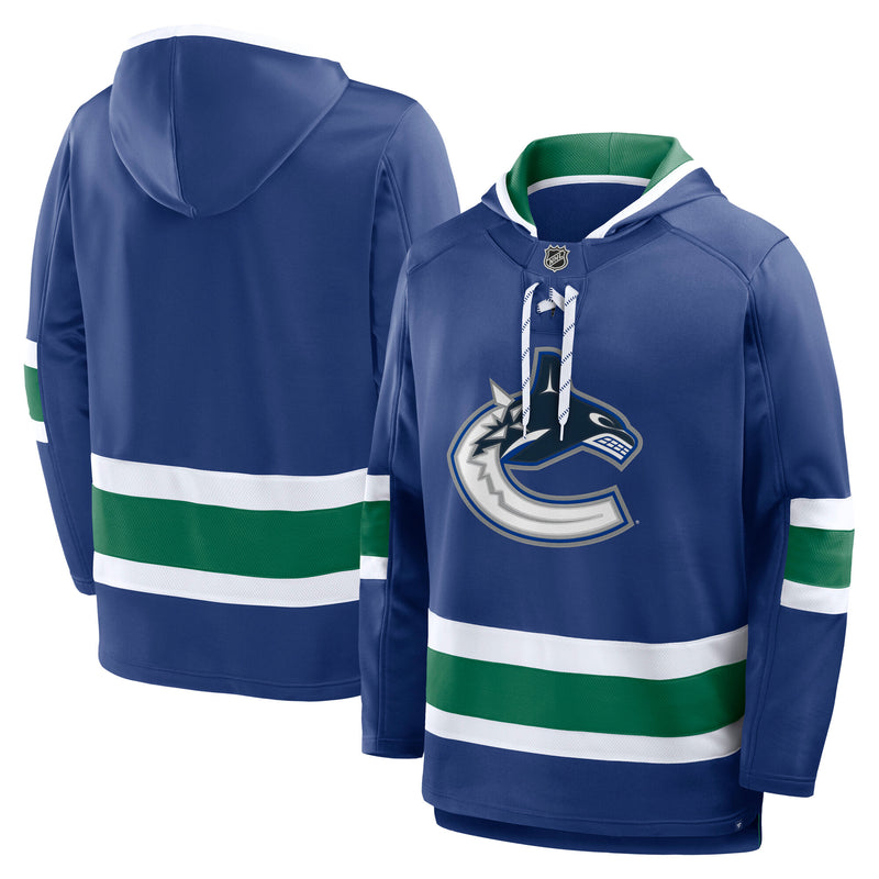Load image into Gallery viewer, Vancouver Canucks NHL Puck Deep Lace-Up Hoodie 2.0
