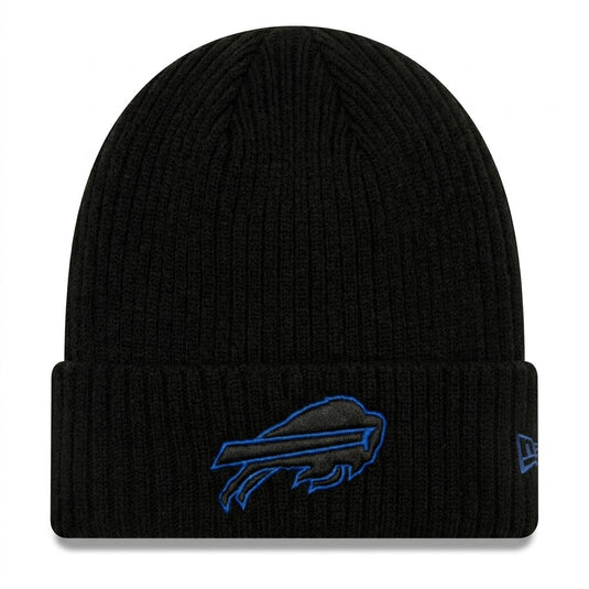 Buffalo Bills NFL New Era Core Classic Black Cuffed Knit Beanie
