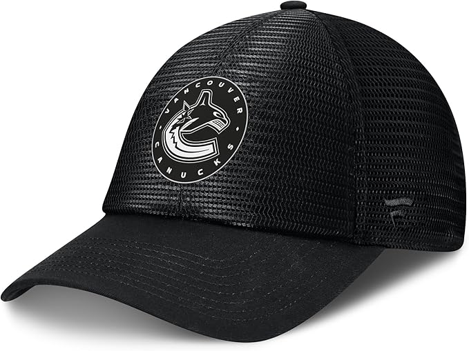 Load image into Gallery viewer, Vancouver Canucks NHL Sin Bin Mesh Adjustable Trucker Cap
