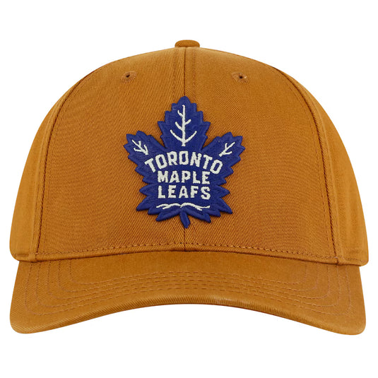 Toronto Maple Leafs NHL Hepcat Washed Twill Adjustable Tan Cap