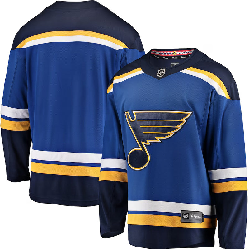 Chargez l&#39;image dans la visionneuse de la galerie, St. Louis Blues NHL Fanatics Breakaway Home Jersey
