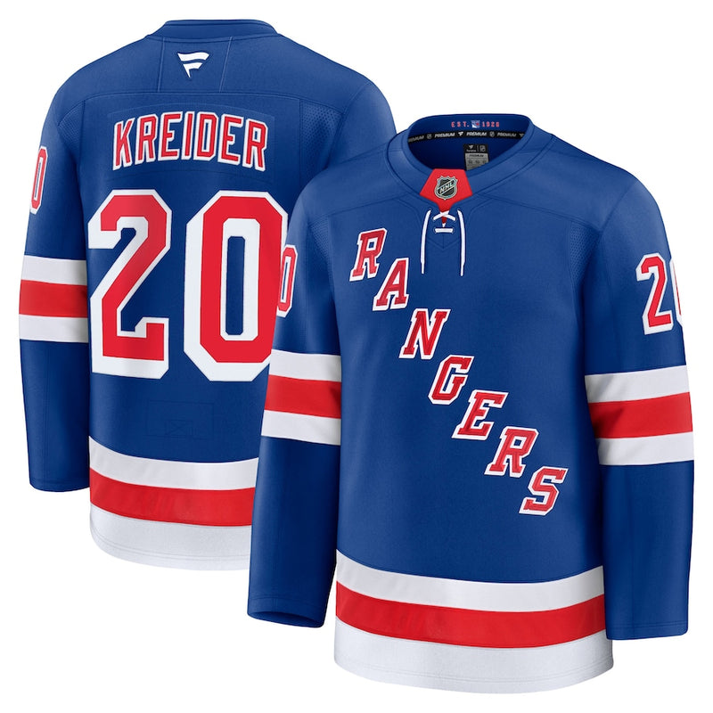 Load image into Gallery viewer, Chris Kreider New York Rangers NHL Fanatics Premium Home Jersey
