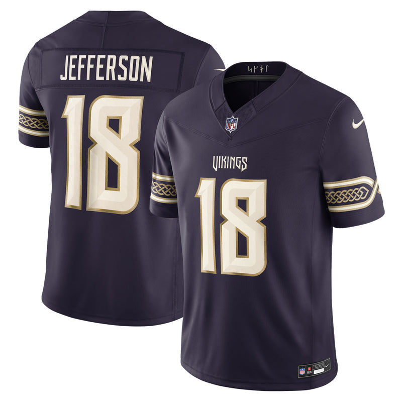Load image into Gallery viewer, Justin Jefferson Minnesota Vikings NFL Nike Limited Player Rivalries Purple Jersey
