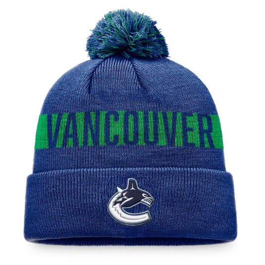 Vancouver Canucks NHL Fundamental Patch Cuff Knit Toque