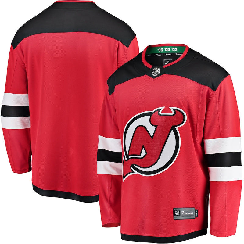 Chargez l&#39;image dans la visionneuse de la galerie, New Jersey Devils NHL Fanatics Breakaway Home Jersey
