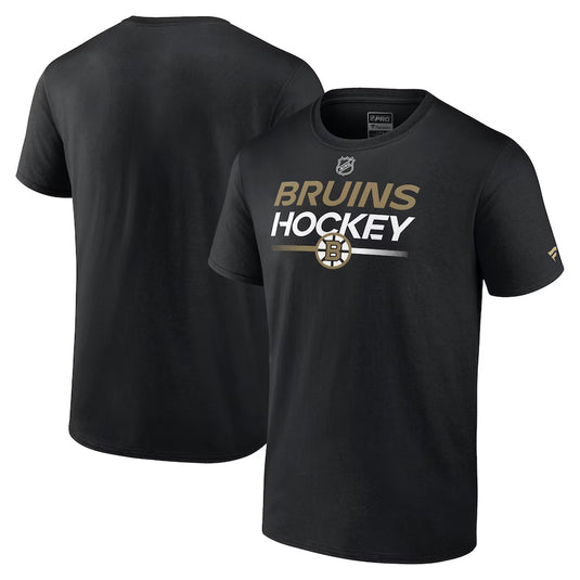 Boston Bruins NHL Authentic Pro Primary Replen T-Shirt