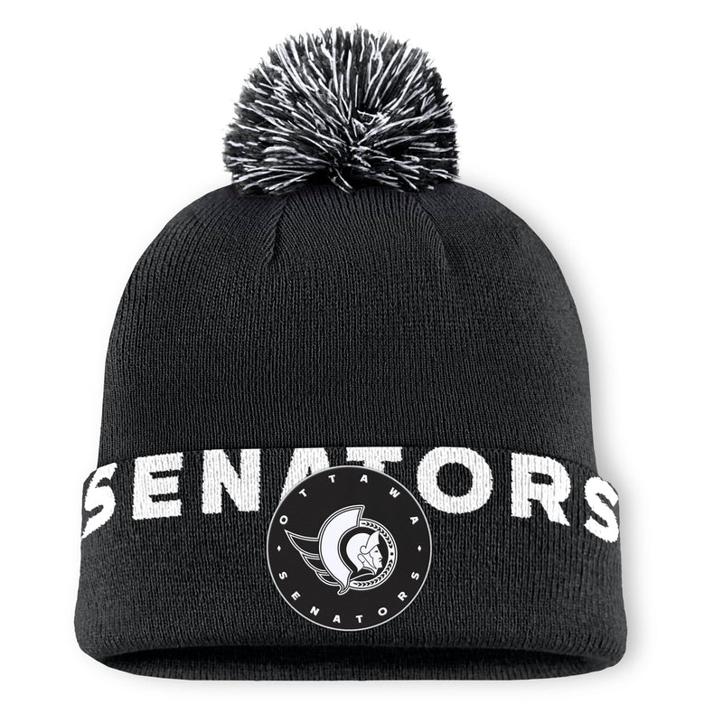 Load image into Gallery viewer, Ottawa Senators NHL Black High Stick Cuff Knit Toque

