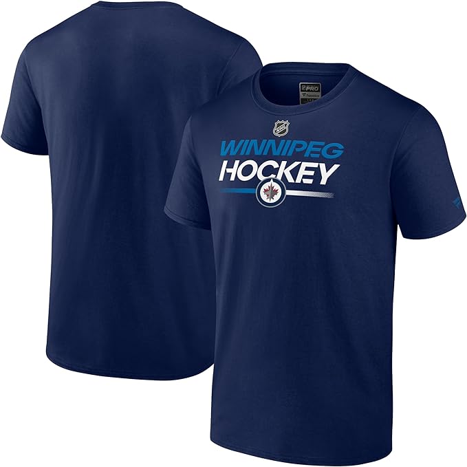 T-shirt de remplacement primaire authentique de la LNH des Jets de Winnipeg