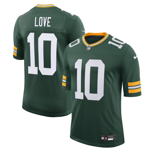 Jordan Love Green Bay Packers NFL Nike Vapor F.U.S.E. Limited Player Green Jersey