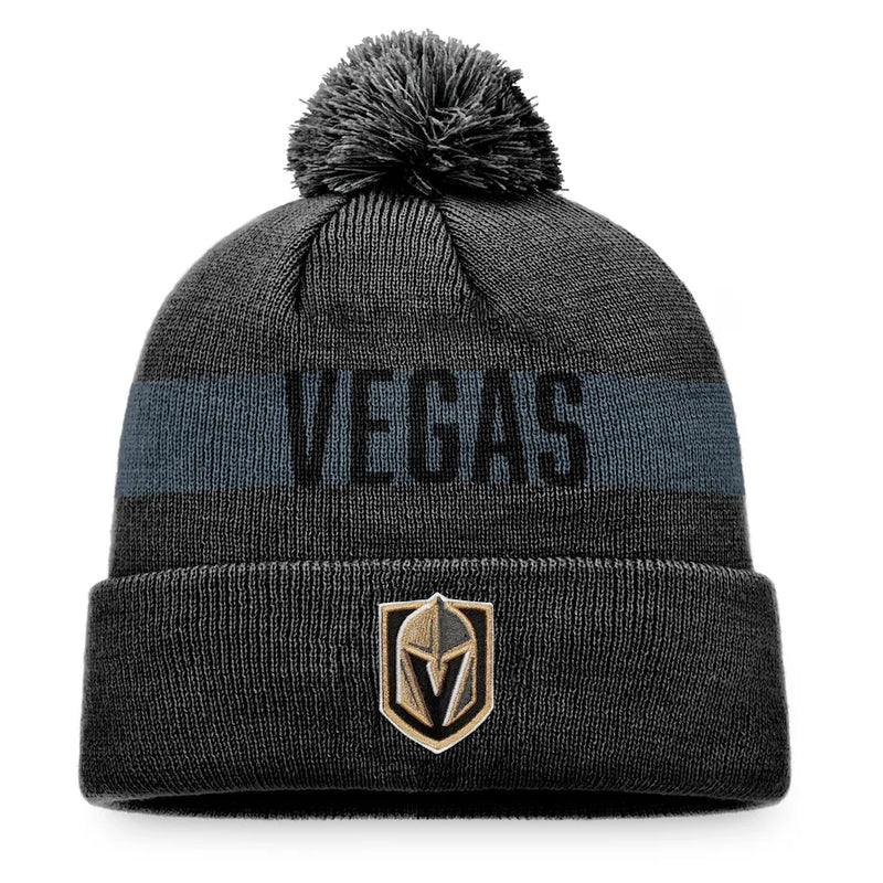 Load image into Gallery viewer, Vegas Golden Knights NHL Fundamental Patch Cuff Knit Toque
