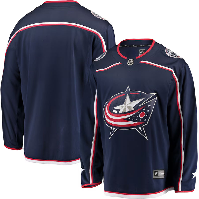 Chargez l&#39;image dans la visionneuse de la galerie, Columbus Blue Jackets NHL Fanatics Breakaway Home Jersey
