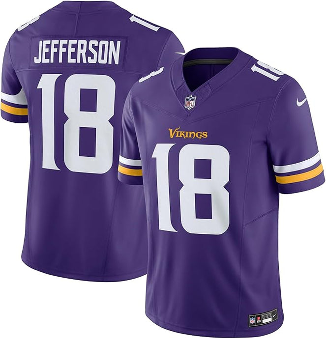 Justin Jefferson Minnesota Vikings NFL Nike Game Player Purple Jersey