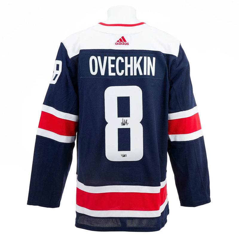 Load image into Gallery viewer, Alexander Ovechkin Signed Washington Capitals Adidas Pro Alternate Navy Jersey
