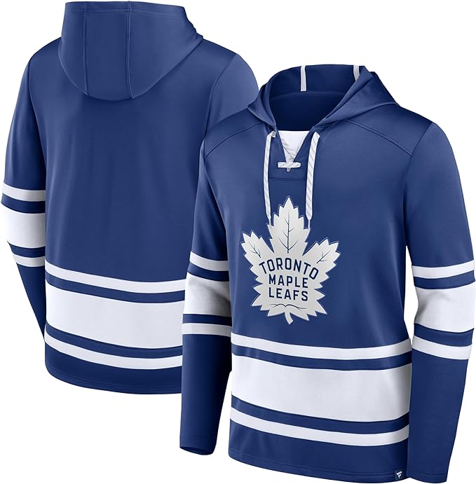 Load image into Gallery viewer, Toronto Maple Leafs NHL Puck Deep Lace-Up Hoodie
