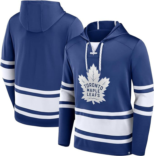 Toronto Maple Leafs NHL Puck Deep Lace-Up Hoodie