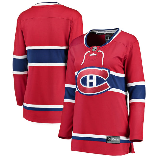 Chandail à domicile Breakaway des Fanatics de la LNH des Canadiens de Montréal pour femmes