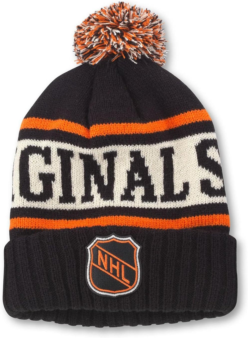 Load image into Gallery viewer, Original Six NHL Pillow Line Pom Knit Toque
