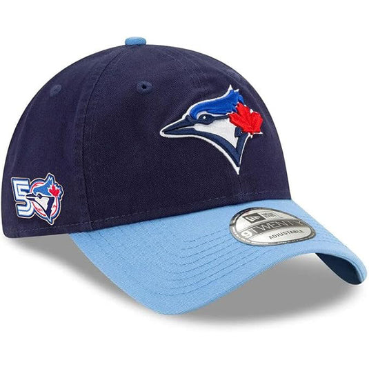 Toronto Blue Jays 50th Season Side Patch MLB 9TWENTY Two-Tone Adjustable Cap