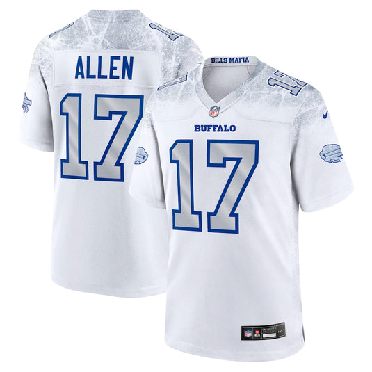 Josh Allen Buffalo Bills NFL Nike 2025 Rivalries Game Player White Jersey