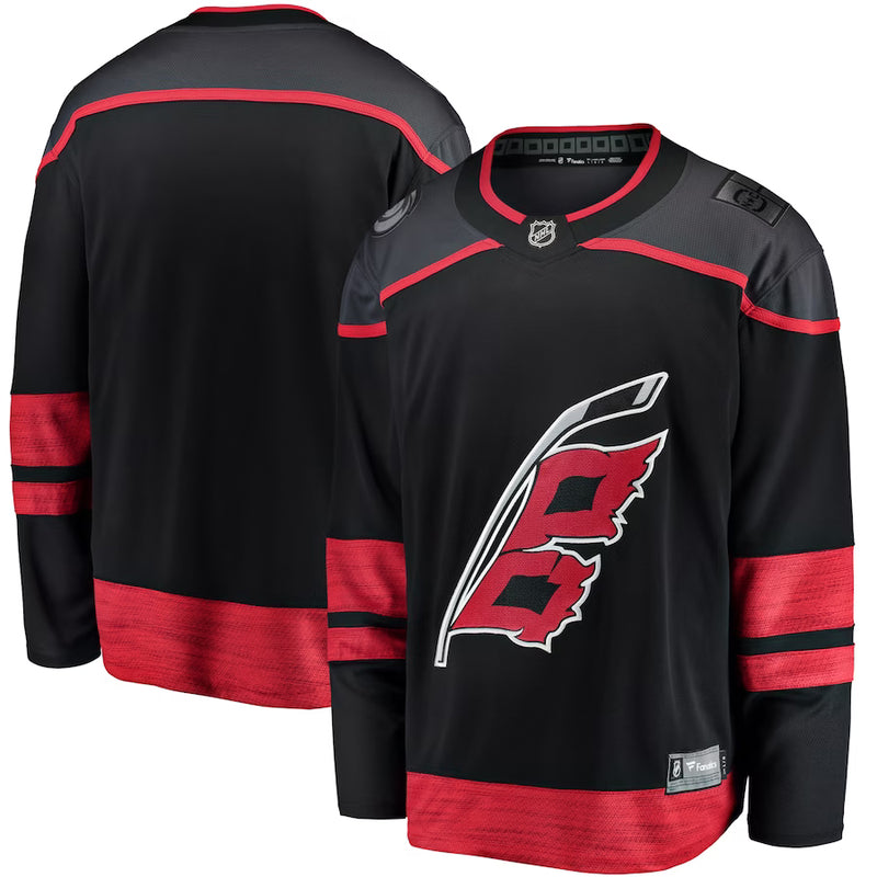 Load image into Gallery viewer, Carolina Hurricanes NHL Fanatics Breakaway Home Black Jersey
