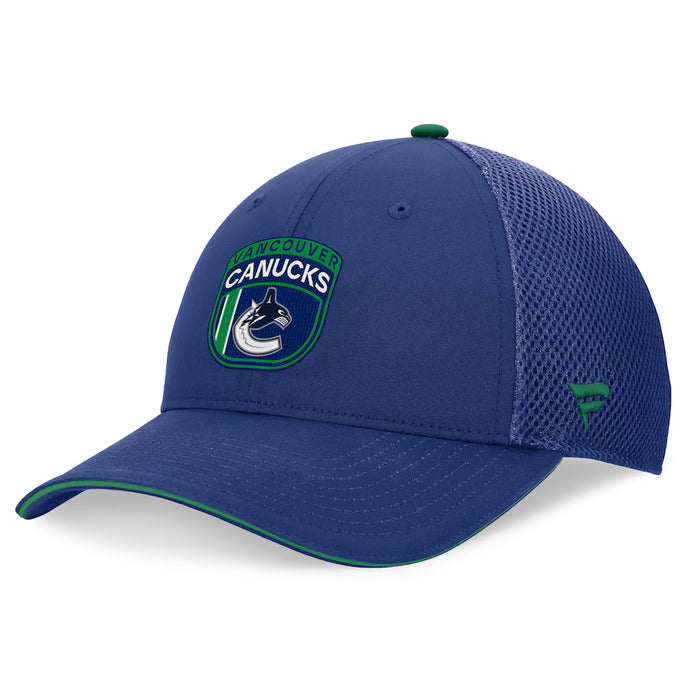 Vancouver Canucks 2024 NHL Draft On Stage Trucker Cap