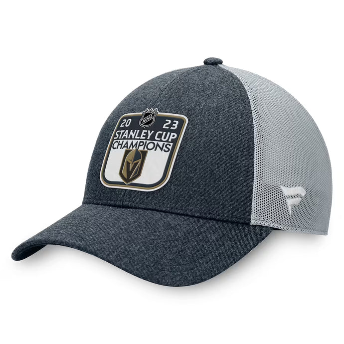 Vegas Golden Knights 2023 Stanley Cup Champions Locker Room Adjustable Mesh Cap