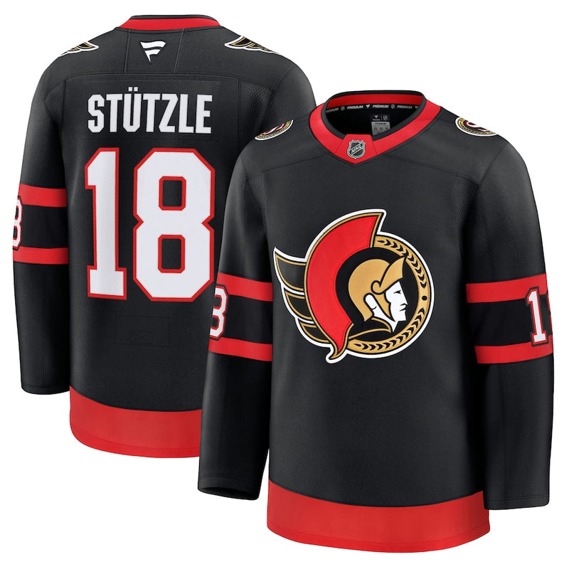 Load image into Gallery viewer, Tim Stutzle Ottawa Senators NHL Fanatics Premium Home Jersey
