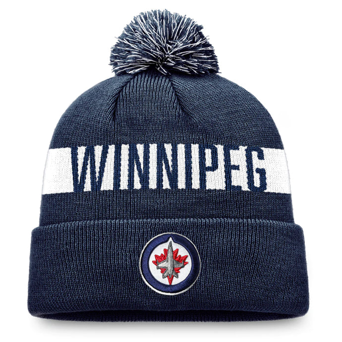 Winnipeg Jets NHL Fundamental Patch Cuff Knit Toque