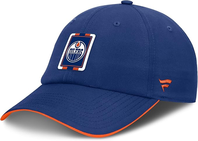 Load image into Gallery viewer, Edmonton Oilers NHL Authentic Pro Rink Pinnacle Adjustable Cap
