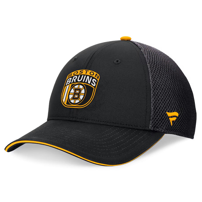 Boston Bruins 2024 NHL Draft On Stage Trucker Cap