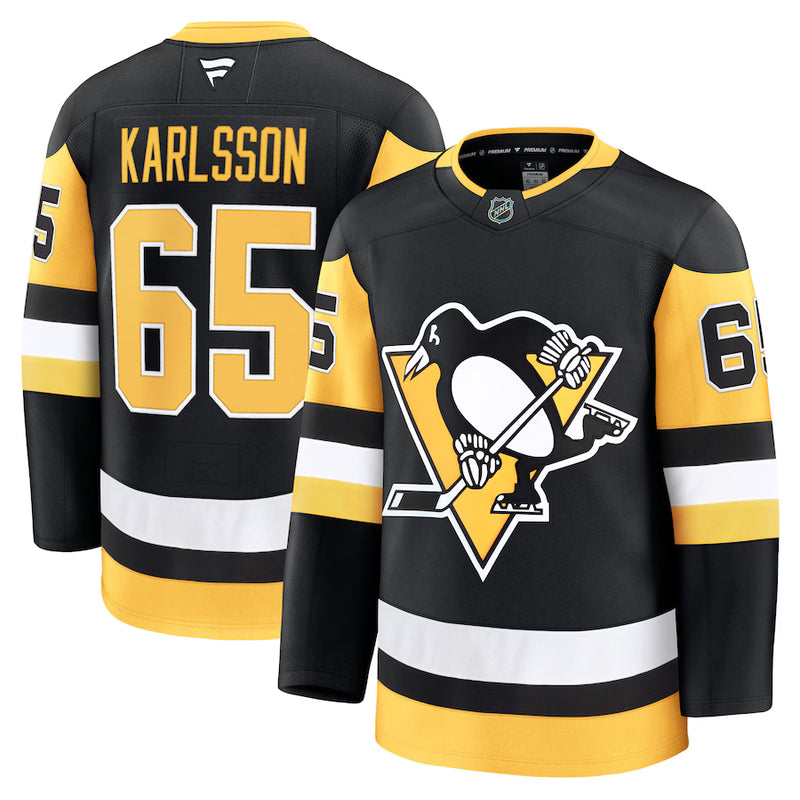 Load image into Gallery viewer, Erik Karlsson Pittsburgh Penguins NHL Fanatics Premium Home Jersey
