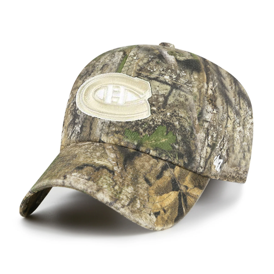 Montreal Canadiens NHL '47 Brand Clean Up Realtree Cap