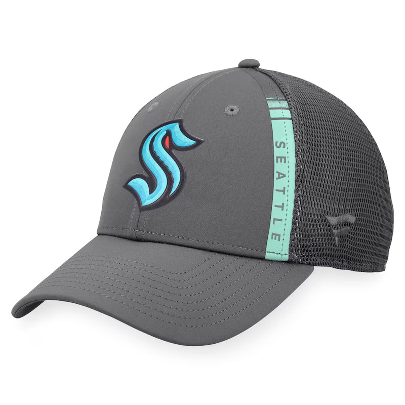 Load image into Gallery viewer, Seattle Kraken NHL Authentic Pro Home Ice Trucker Snapback Cap
