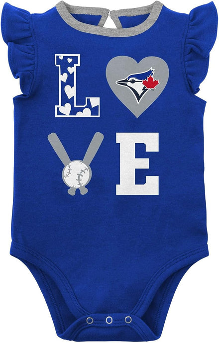 Ensemble 3 pièces MLB Love of Baseball des Blue Jays de Toronto pour bébé