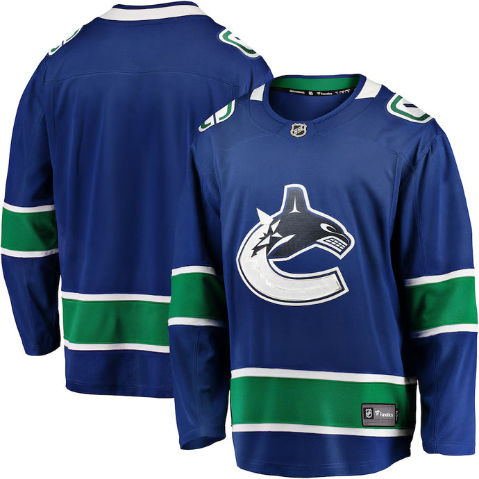 Maillot Domicile Breakaway des Fanatics de la LNH des Canucks de Vancouver