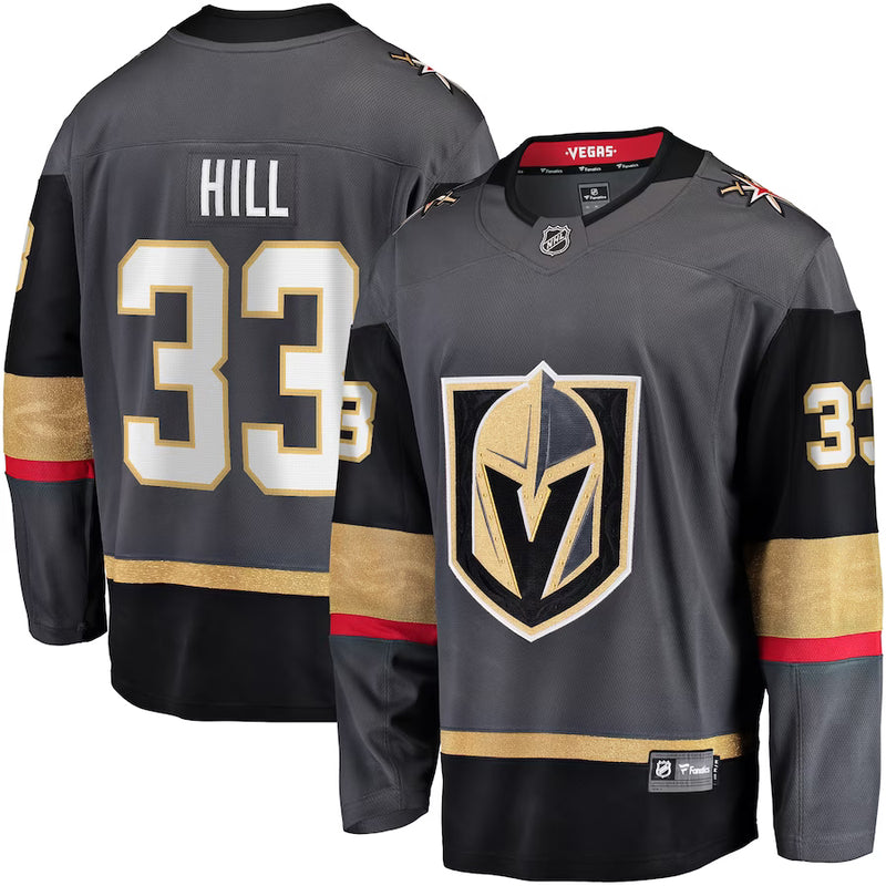 Chargez l&#39;image dans la visionneuse de la galerie, Adin Hill Vegas Golden Knights NHL Fanatics Breakaway Maillot Domicile
