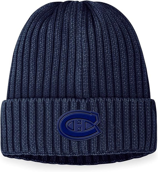 Montreal Canadiens NHL Authentic Pro Road Blue Bleach Cotton Toque