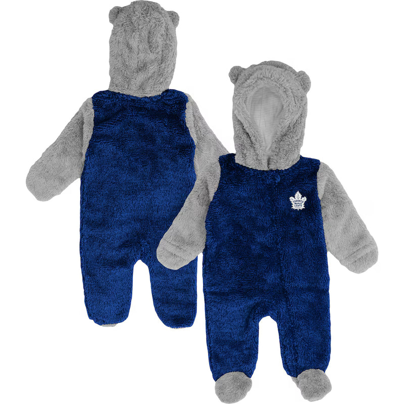 Load image into Gallery viewer, Toronto Maple Leafs NHL Infant Teddy Fleece Bunting Sleeper
