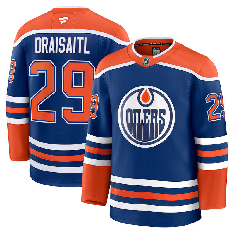 Load image into Gallery viewer, Leon Draisaitl Edmonton Oilers NHL Fanatics Premium Home Jersey

