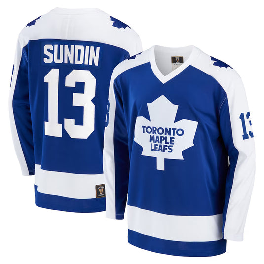 Maillot Vintage Breakaway des Fanatics de la LNH des Maple Leafs de Toronto de Mats Sundin