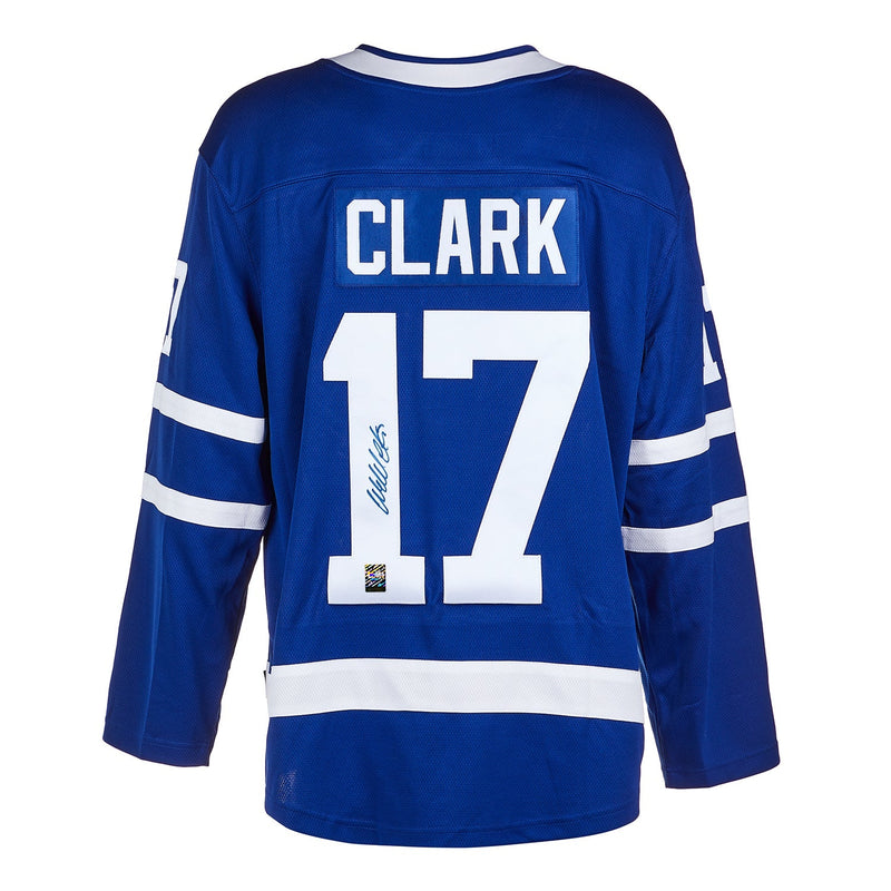 Load image into Gallery viewer, Wendel Clark Signed Toronto Maple Leafs Fanatics Breakaway Home Blue Jersey
