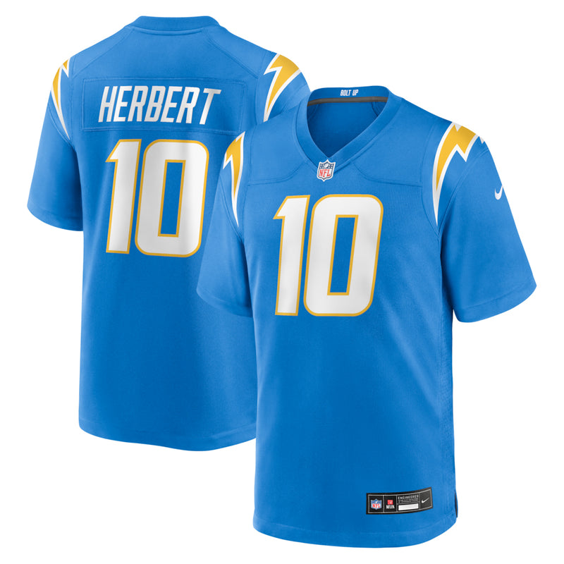 Load image into Gallery viewer, Justin Herbert Los Angeles Chargers NFL Nike Game Player Blue Jersey
