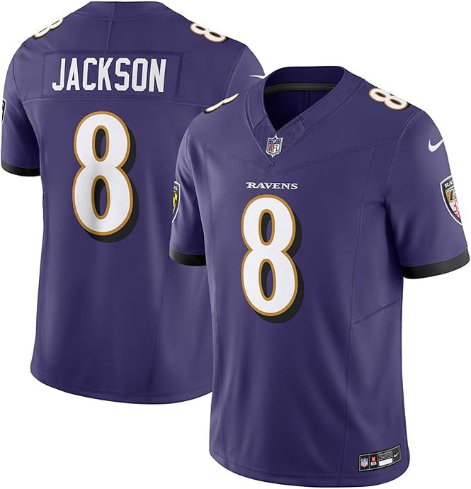 Lamar Jackson Baltimore Ravens NFL Nike Game Player Purple Jersey