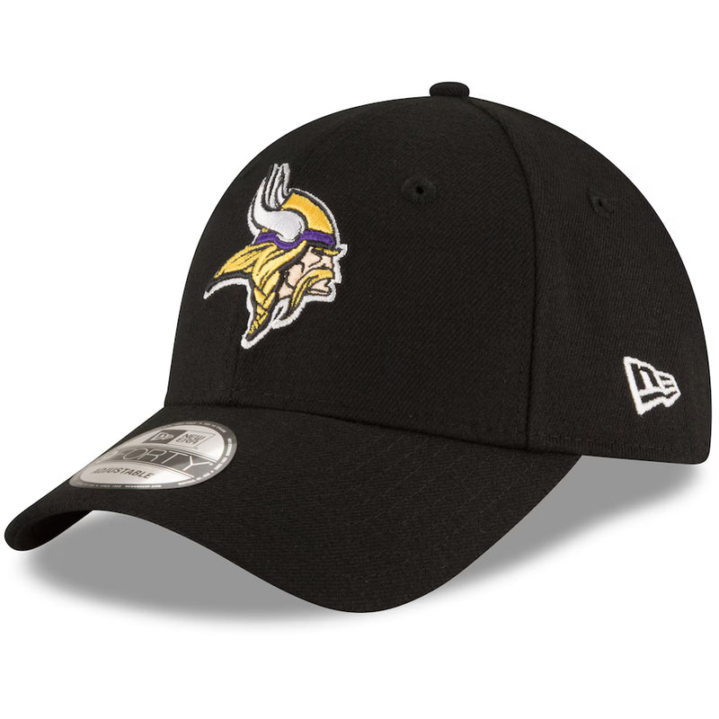Load image into Gallery viewer, Minnesota Vikings NFL The League Adjustable 9FORTY Black Cap
