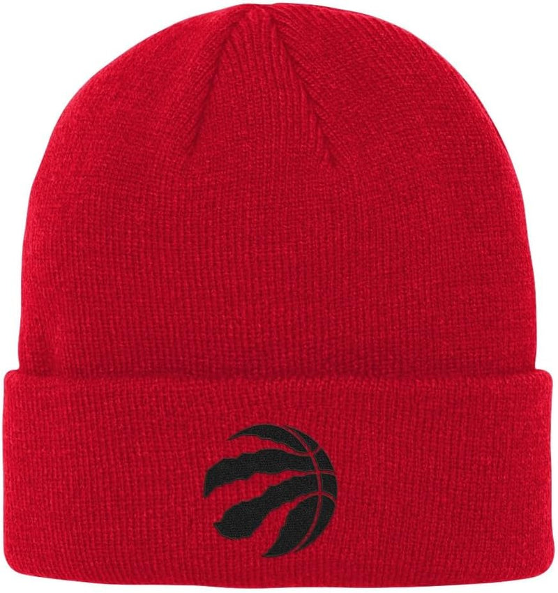 Load image into Gallery viewer, Youth Toronto Raptors NBA Red Cuff Knit Toque
