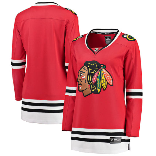 Chandail à domicile Breakaway des Fanatics de la LNH des Blackhawks de Chicago pour femmes