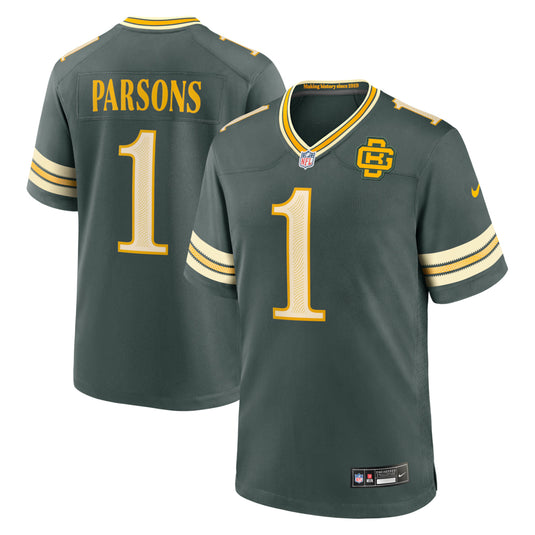 Micah Parsons Green Bay Packers NFL Nike 2026 Rivalries Game Player Green Jersey