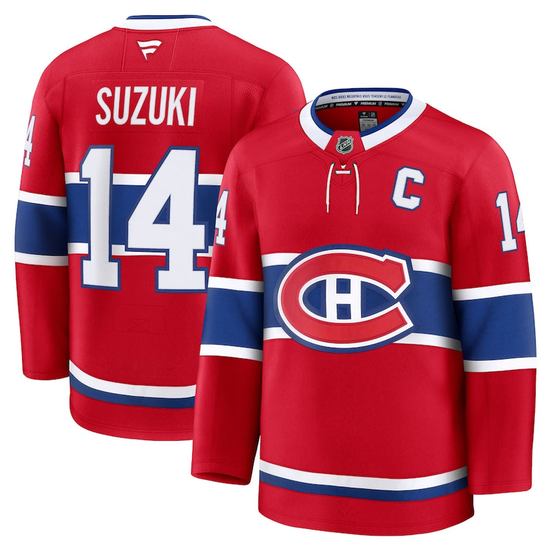 Load image into Gallery viewer, Nick Suzuki Montreal Canadiens NHL Fanatics Premium Home Jersey
