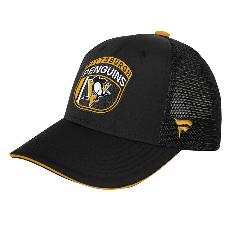 Load image into Gallery viewer, Pittsburgh Penguins 2024 NHL Draft On Stage Trucker Cap
