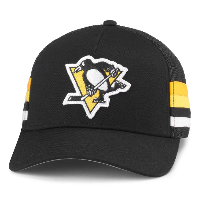 Pittsburgh Penguins NHL HotFoot Stripes Trucker Adjustable Cap